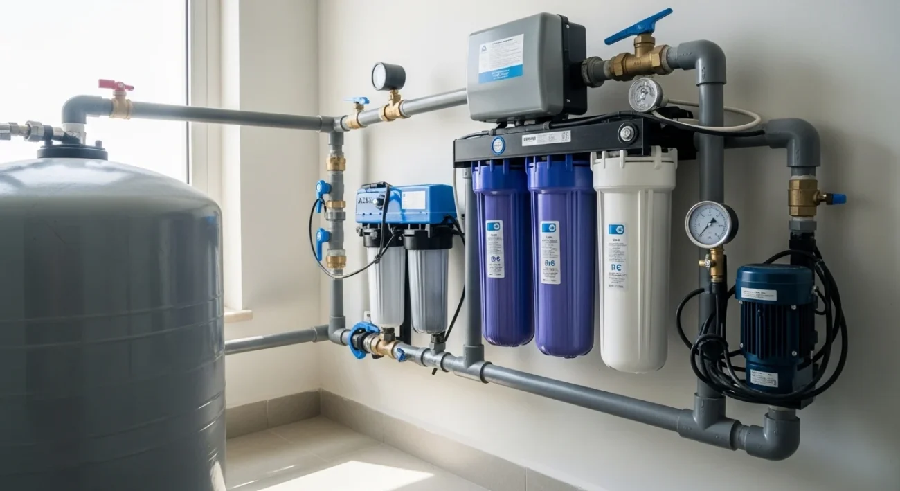 أنظمة فلاتر مياه في دبي للفلل والشقق