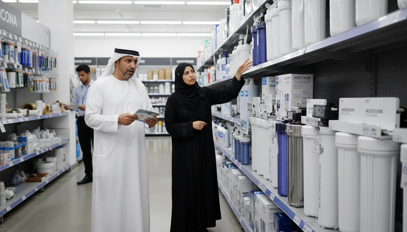 أخطاء شراء فلاتر مياه في الإمارات